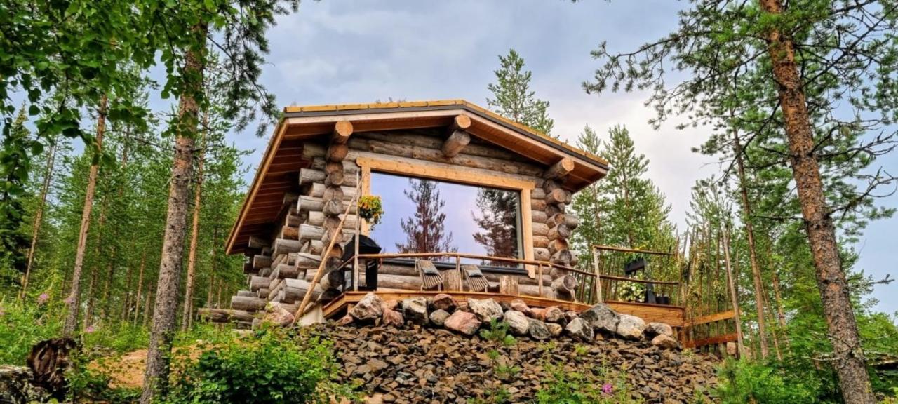 Cozy Log Cabin By Invisible Forest Lodge Rovaniemi Kültér fotó