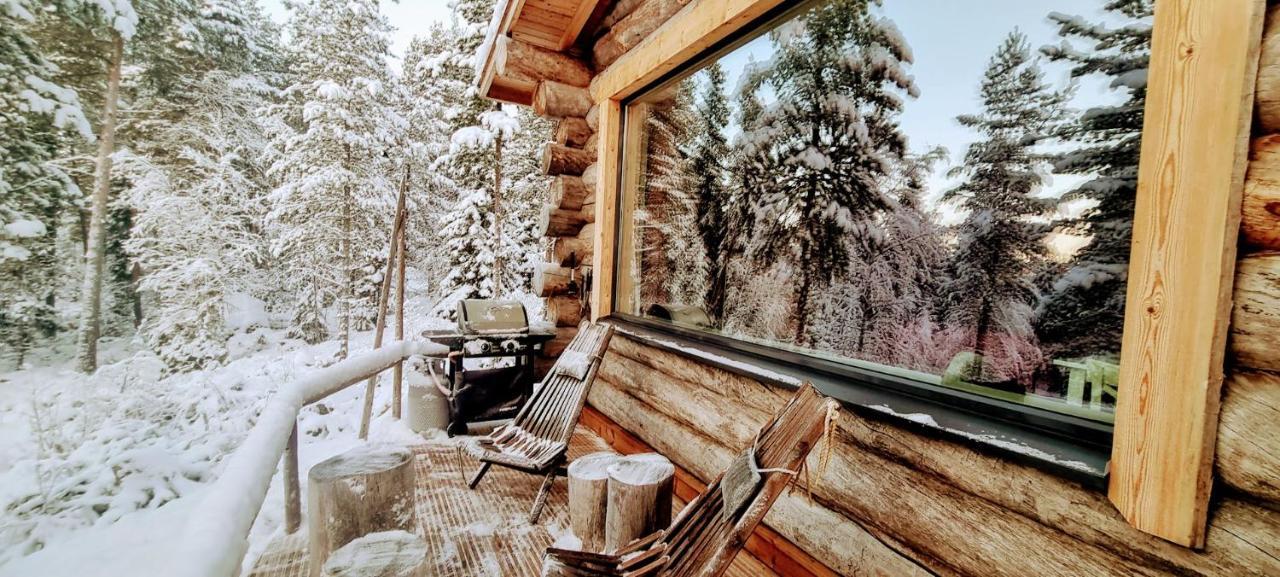 Cozy Log Cabin By Invisible Forest Lodge Rovaniemi Kültér fotó