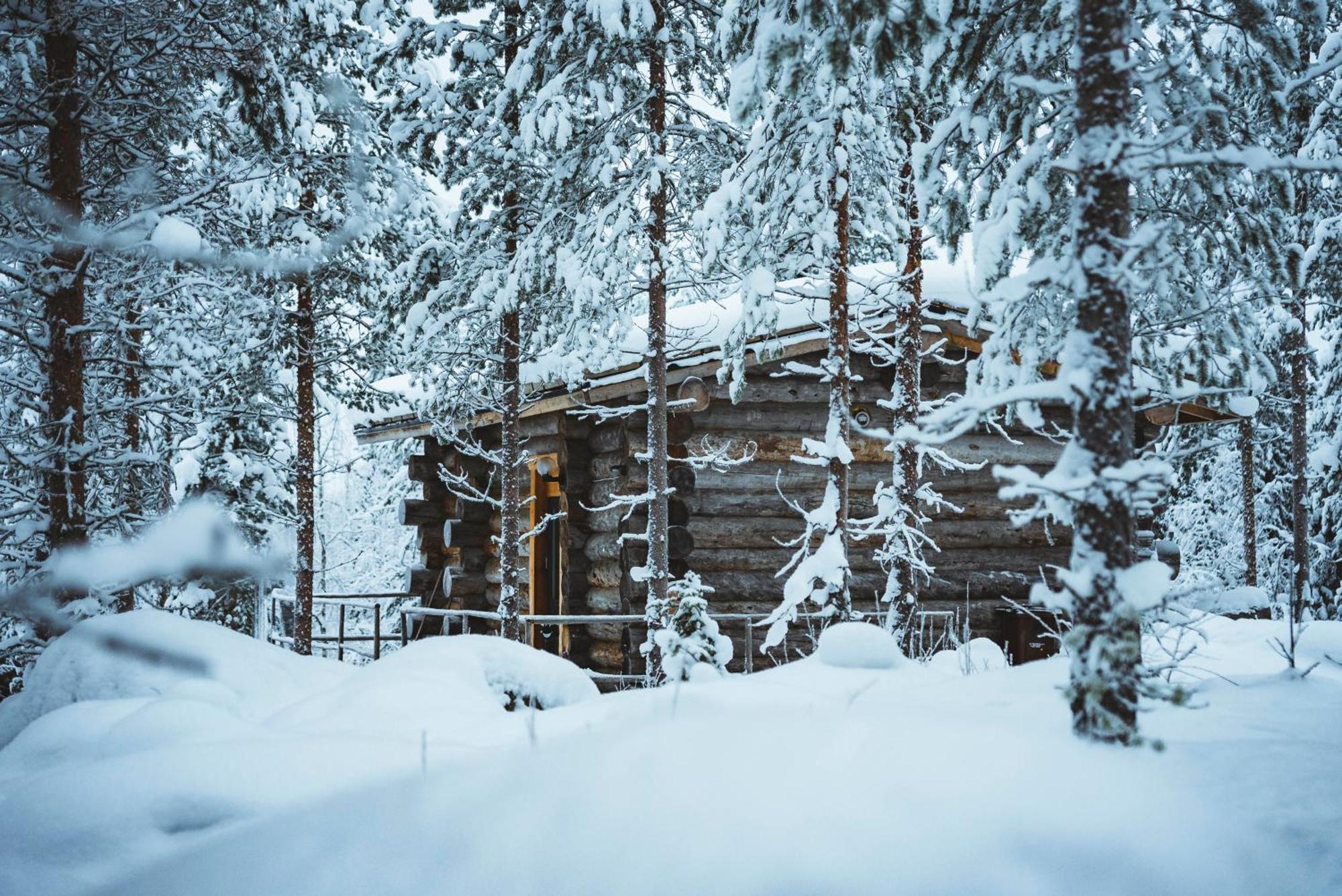 Cozy Log Cabin By Invisible Forest Lodge Rovaniemi Kültér fotó